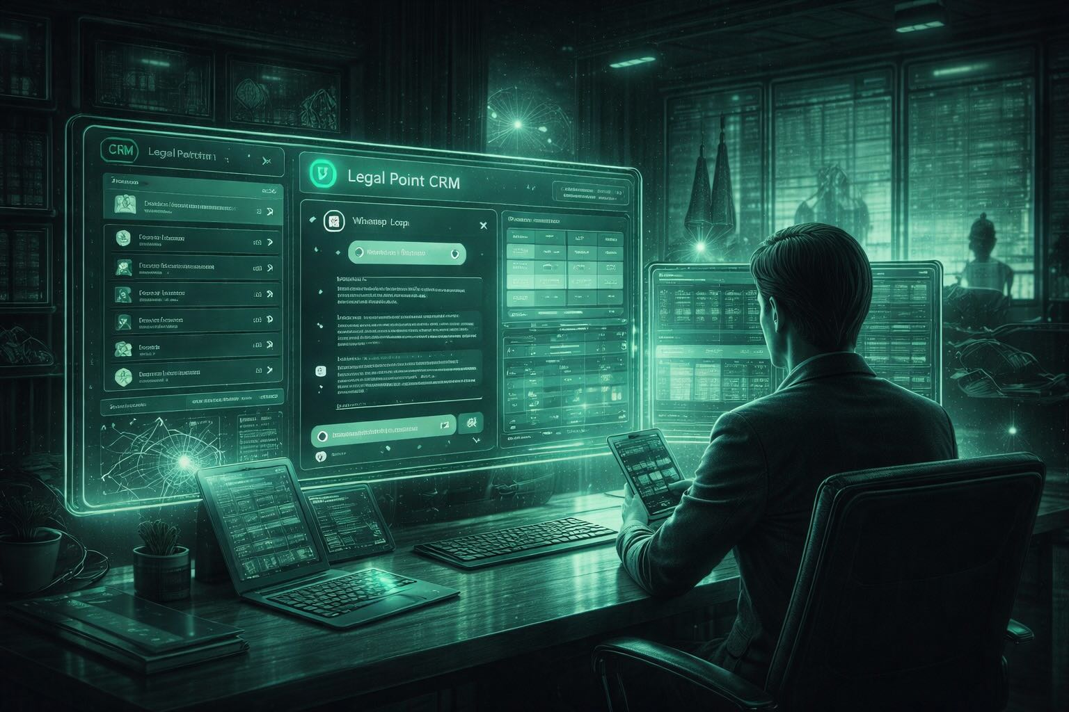 CRM jurídico con integración real de WhatsApp y automatización documental