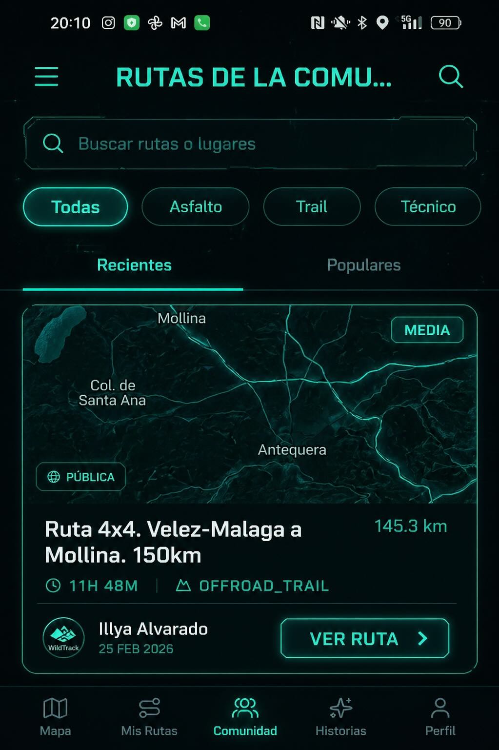 WildTrack — Copiloto inteligente para navegación off-road